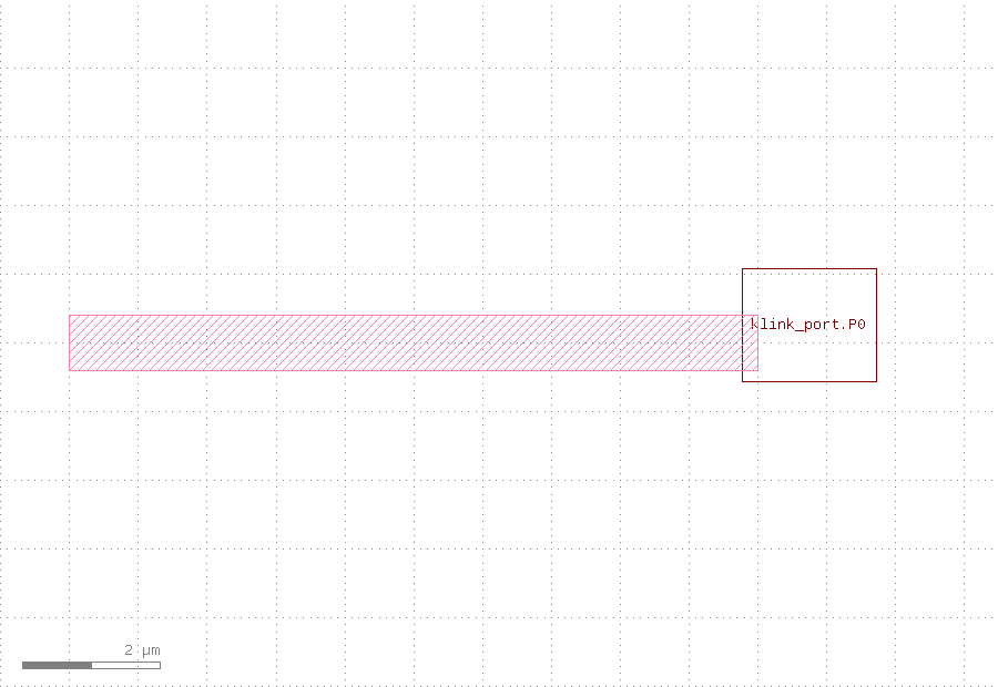 After conversion the port is a square much larger than the waveguide, floating at the waveguide end, clearly mismatched